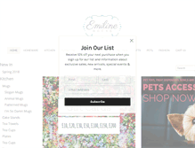 Tablet Screenshot of emilinehouse.com